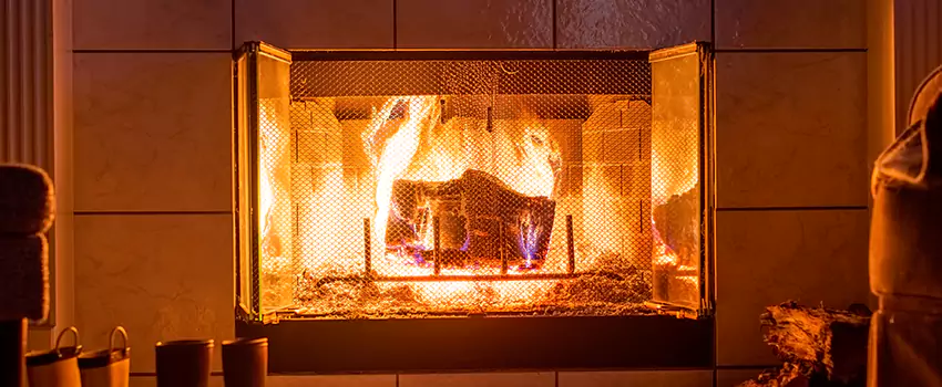 Mendota Hearth Landscape Fireplace Installation in Rocky Mount, North Carolina